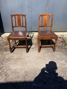 Vintage Chairs x 2 - Oak