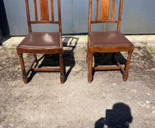 Vintage Chairs x 2 - Oak