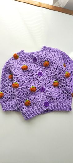 Handmade baby cardigan