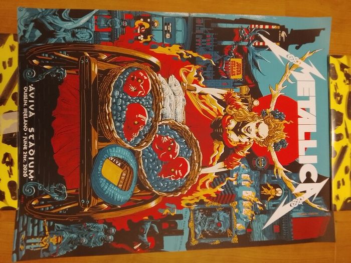 Metallica Dublin poster