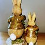 Perfect for Easter - Pair of Beatrix Potter rabbits by Border Fine Arts 2002 Image 5