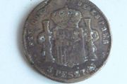 Spain 5 Pesetas 1881