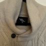 Cedar Wood State Beige Cable Knit Funnel Neck Jumper Size M Image 2