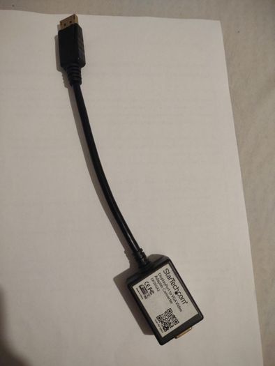 Startech displayport to vga adapter