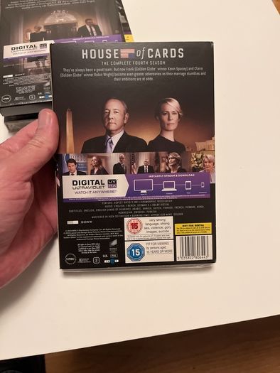 House of Cards. Season 1-4 DVD Sets. New.