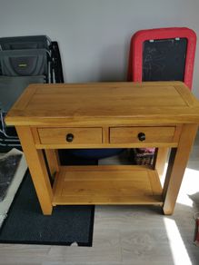 Oak Console Table