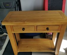 Oak Console Table
