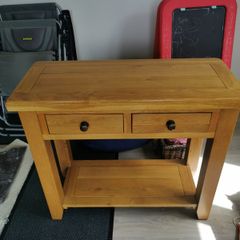 Oak Console Table