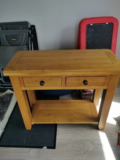 Oak Console Table