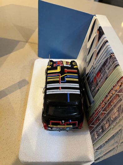 Mini Cooper Beaubourg 1/25 Year 1978 ultra rare Polistil