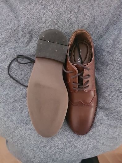 Boys communion leather shoes