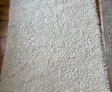 Faux Sheepskin Rug 50x72 inches Freshly Washed & Vacuumed