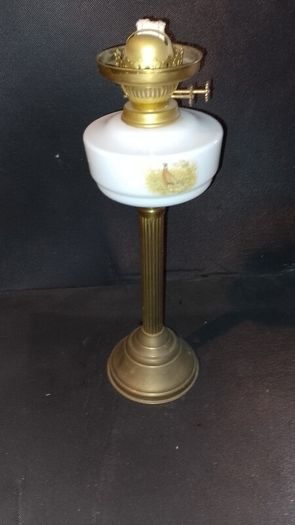 Pheasant Oil Lamp