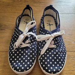 Brand New Atmosphere Navy Polka Dot Shoes