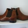 Brown Leather Chelsea Ladies Boots.  Side Zip. Colour Saddle Brown. Brand Ellen Blake.  Size Uk 6 / Eu 39.   In Very Good Condition. Quality Leather Image 3