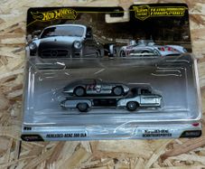 Mercedes Benz 300 SLR & Transporter Hot Wheels