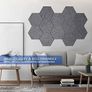 NEW SALE | High Density Hexagon Acoustic Panels,Acoustic Foam Panels 30 x 26 x1 cm Beveled Edge Tiles Sound Proof Image 5