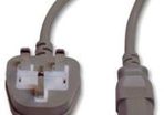 UK Mains Power Cable - Pc Monitor Desktop Kettle Lcd Tv Lead - 3 Pin