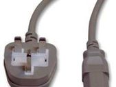UK Mains Power Cable - Pc Monitor Desktop Kettle Lcd Tv Lead - 3 Pin