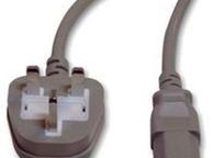 main image for ad UK Mains Power Cable - Pc Monitor Desktop Kettle Lcd Tv Lead - 3 Pin