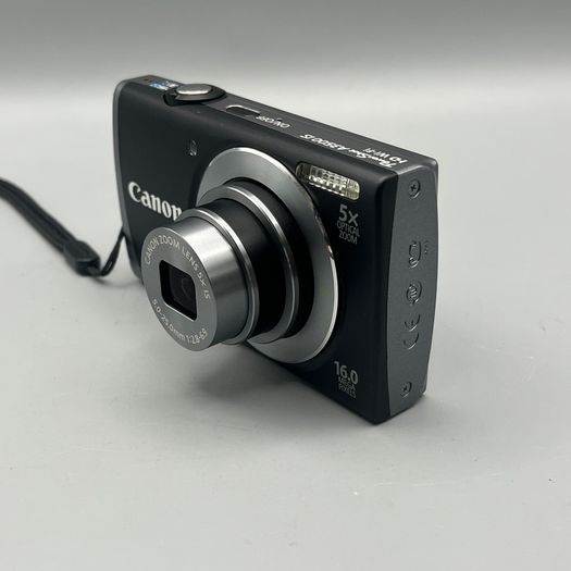 Canon PowerShot A3500 IS 16MP Digital Camera Black - Full Kit