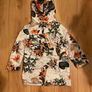 Shein girls floral hooded coat - age 5 Brand New Image 3