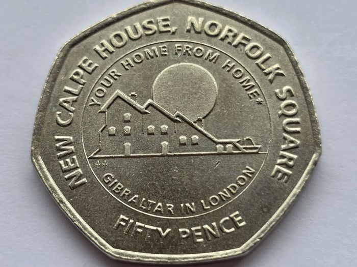Gibraltar 50 pence 2018 -  Calpe House