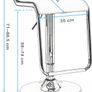 Set of 2 Adjustable Swivel Bar Stools with Backrest - Free Delivery Nationwide Image 4