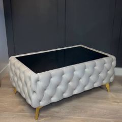 Velvet coffe table 83x63