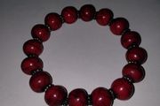 Red Jasper  Bracelet Handmade Elastic Gemstone from Nepal