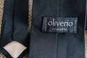 Oliverio black silk tie made in Italy in very good condition with no issues FREE STANDARD POSTAGE INCLUDED