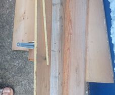 Planks of wood