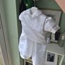 Christening Romper with waistcoat and dicky bow Image 2