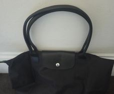 Longchamp Ladies Black Tote Size L