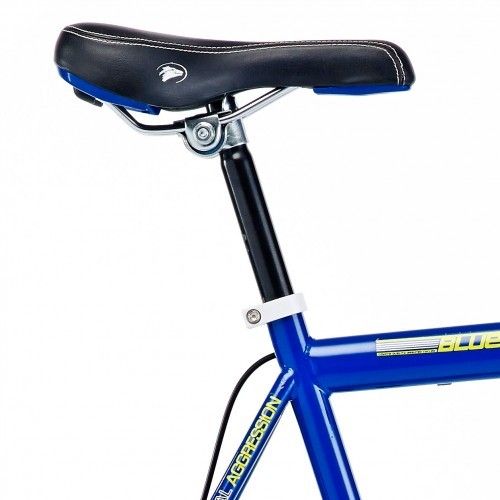 19" Coyote Blue Ridge Gents FS Disc, 21 Speed, Blue/White