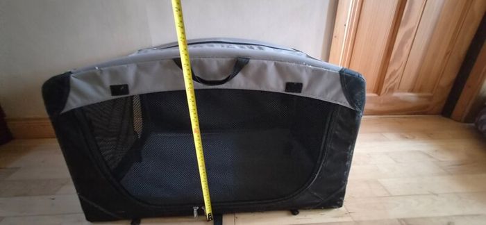 dog carrier and bed