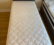 Harvey Norman single bed, mattress and head board