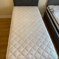 Harvey Norman single bed, mattress and head board