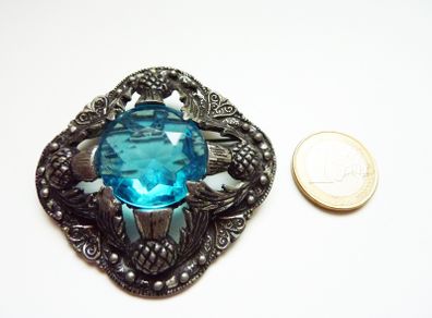 Huge vintage Scottish Celtic brooch 5.8cm