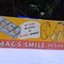 Mac's Smile Deluxe Mid Century Aluminium Enniscorthy Sign Image 2