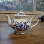 Vintage Arthur Wood & Son Blue & White Tea Pot Made in Staffordshire, England Image 5