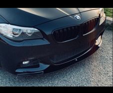 BMW msport F10 520d, 530d gloss black splitter