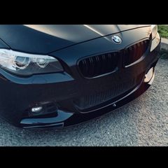 BMW msport F10 520d, 530d gloss black splitter