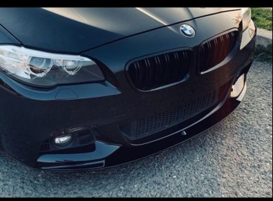 BMW msport F10 520d, 530d gloss black splitter