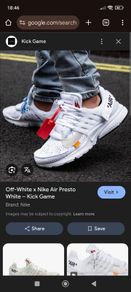 Nike Off-White Presto UK 8.5