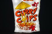 Retro Curry Chip Crisps Lightbox