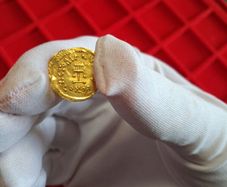 Gold Byzantine Tremissis Constans II Coin