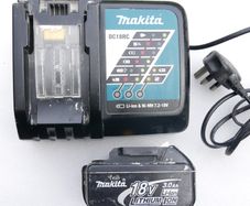 Makita DC18RC 7.2V-18V Li-ion Battery Charger and Battery