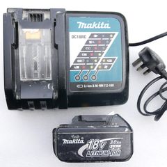 Makita DC18RC 7.2V-18V Li-ion Battery Charger and Battery