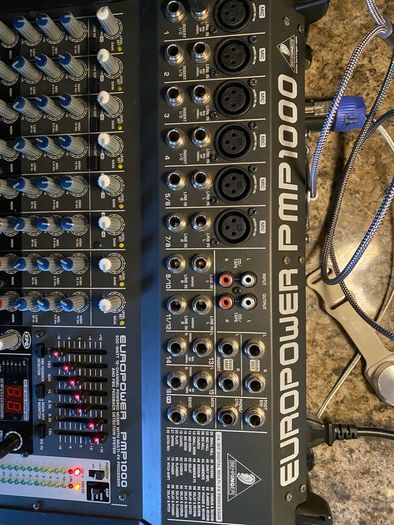 Pmp1000 powered mixer 500w